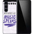 When Words Fail Music Speaks Galaxy Z Fold5 5G Skin